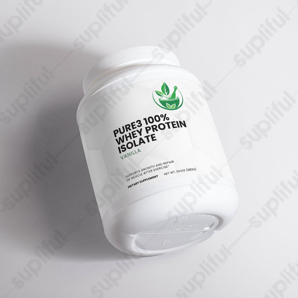 Pure3 100% Whey Protein Isolate (Vanilla)
