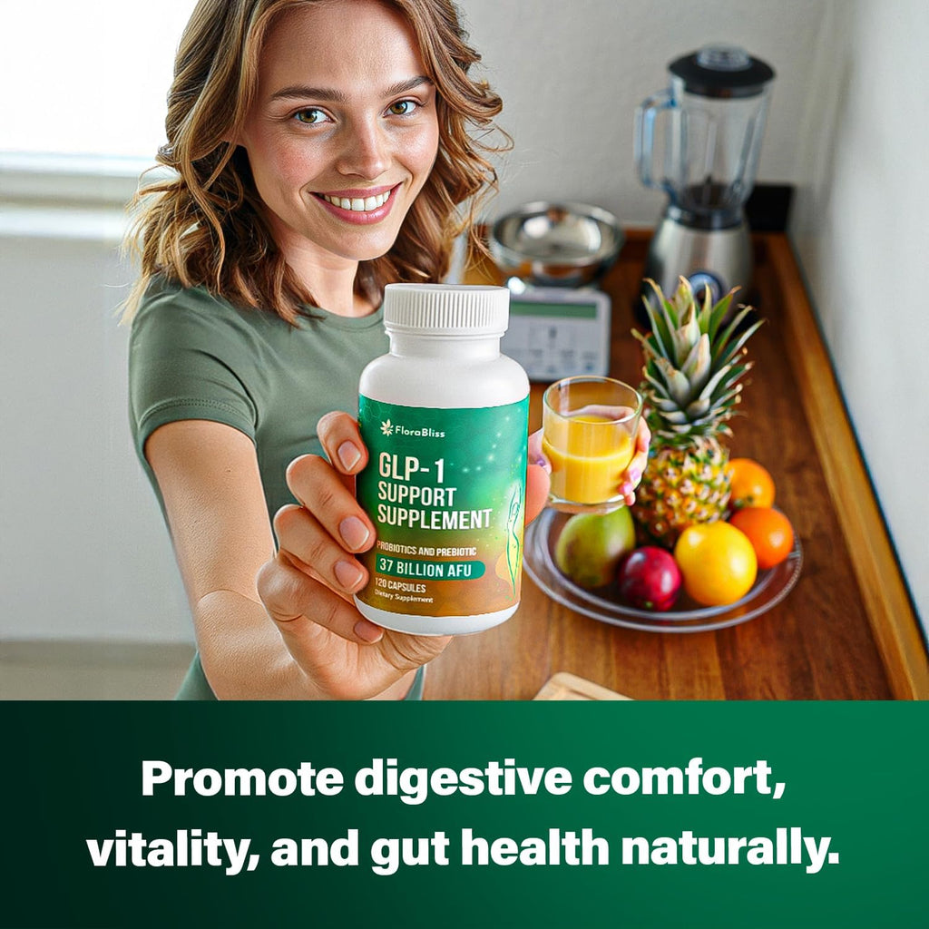 Natural Support Formula | 37 Billion Probiotics – Natural Akkermansia, Chicory Inulin, Berberine - Vitamin D & B2