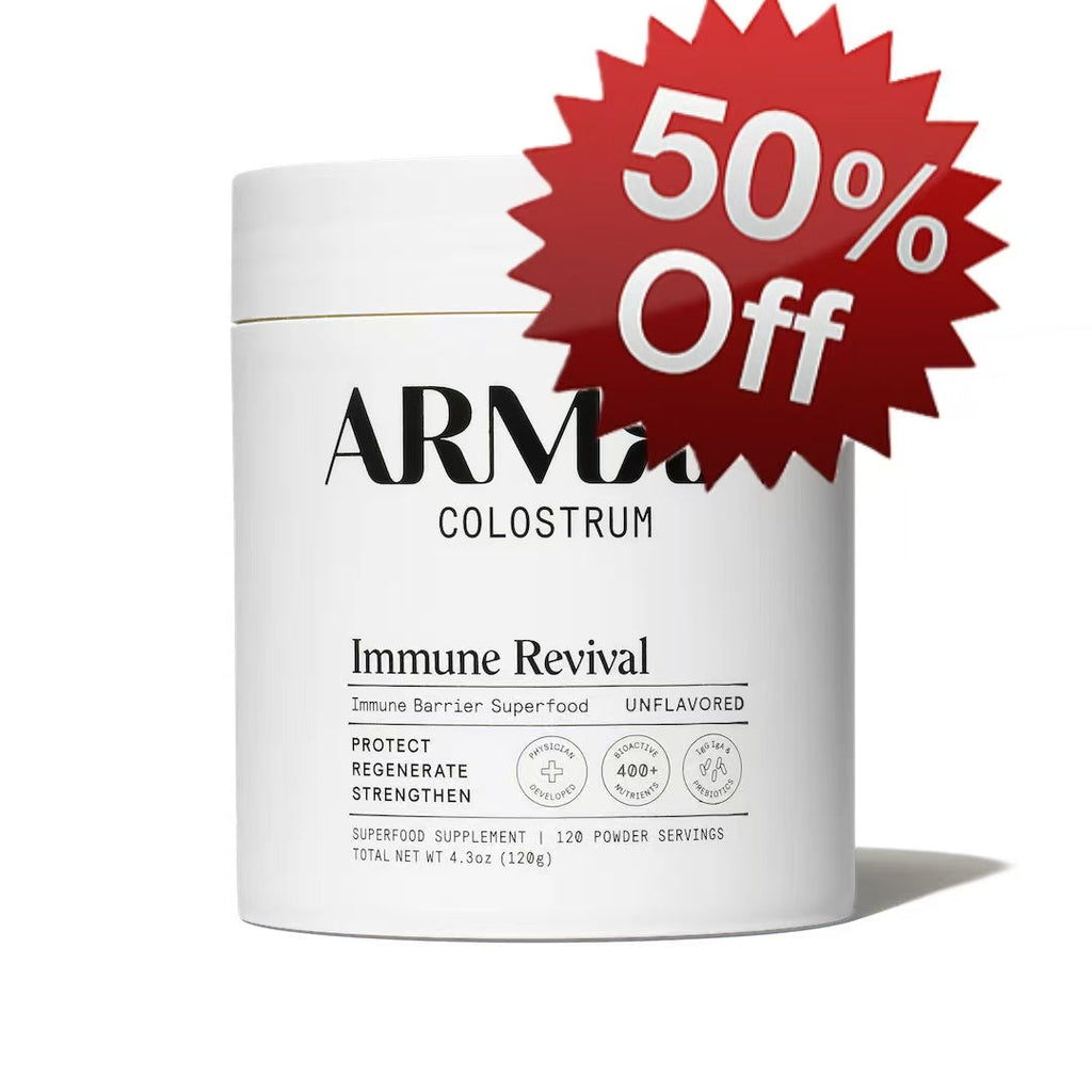 ARMRA Colostrum™ Powder | Unflavored | Gut Health & Bloating | Skin & Hair | Immunity | Keto, Gluten & Fat-Free | 120 Servings