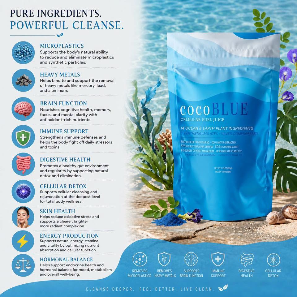 cocoBLUE Anti-Fatigue Cell Fuel & Electrolyte Powder