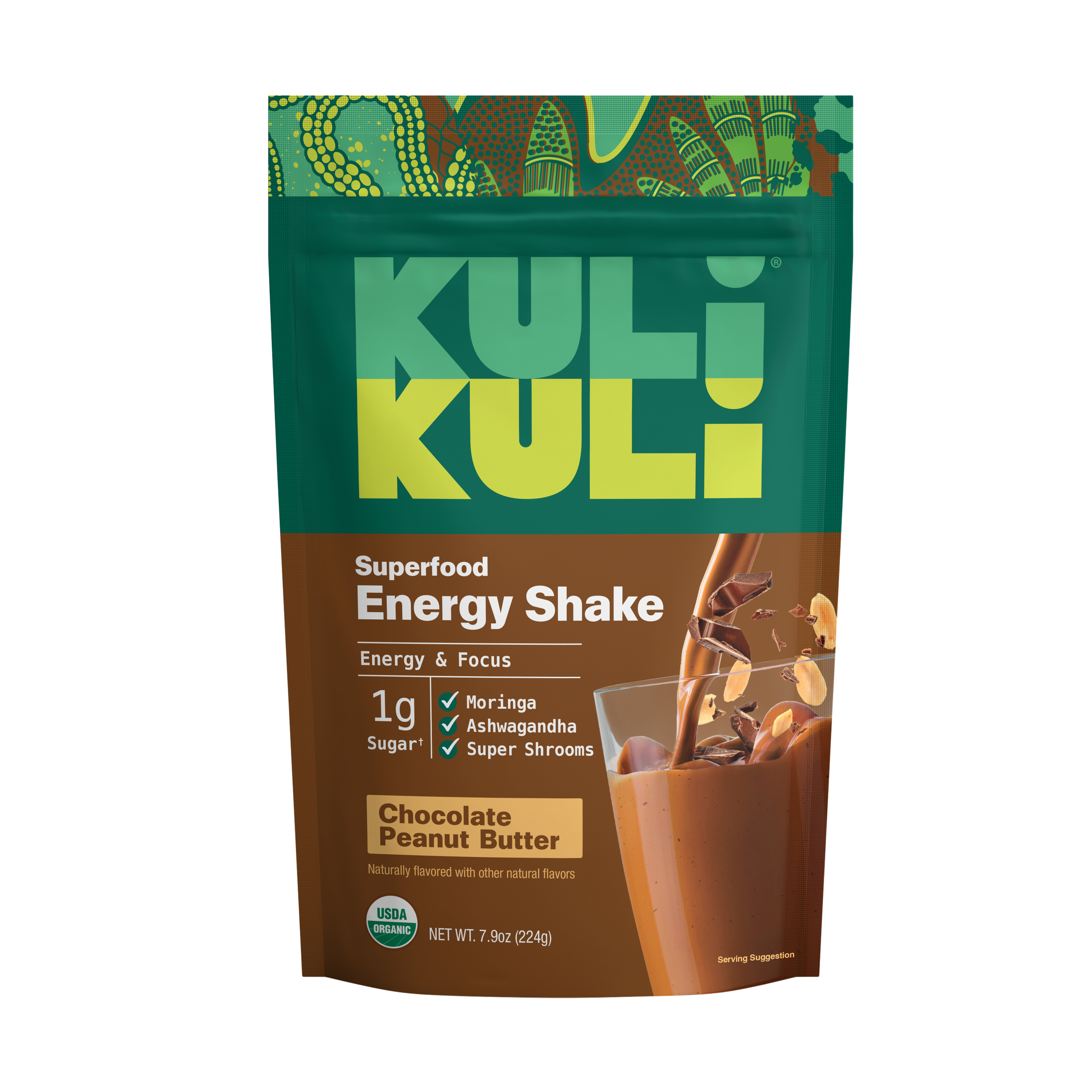 Organic Superfood Energy Shake - Chocolate Peanut Butter