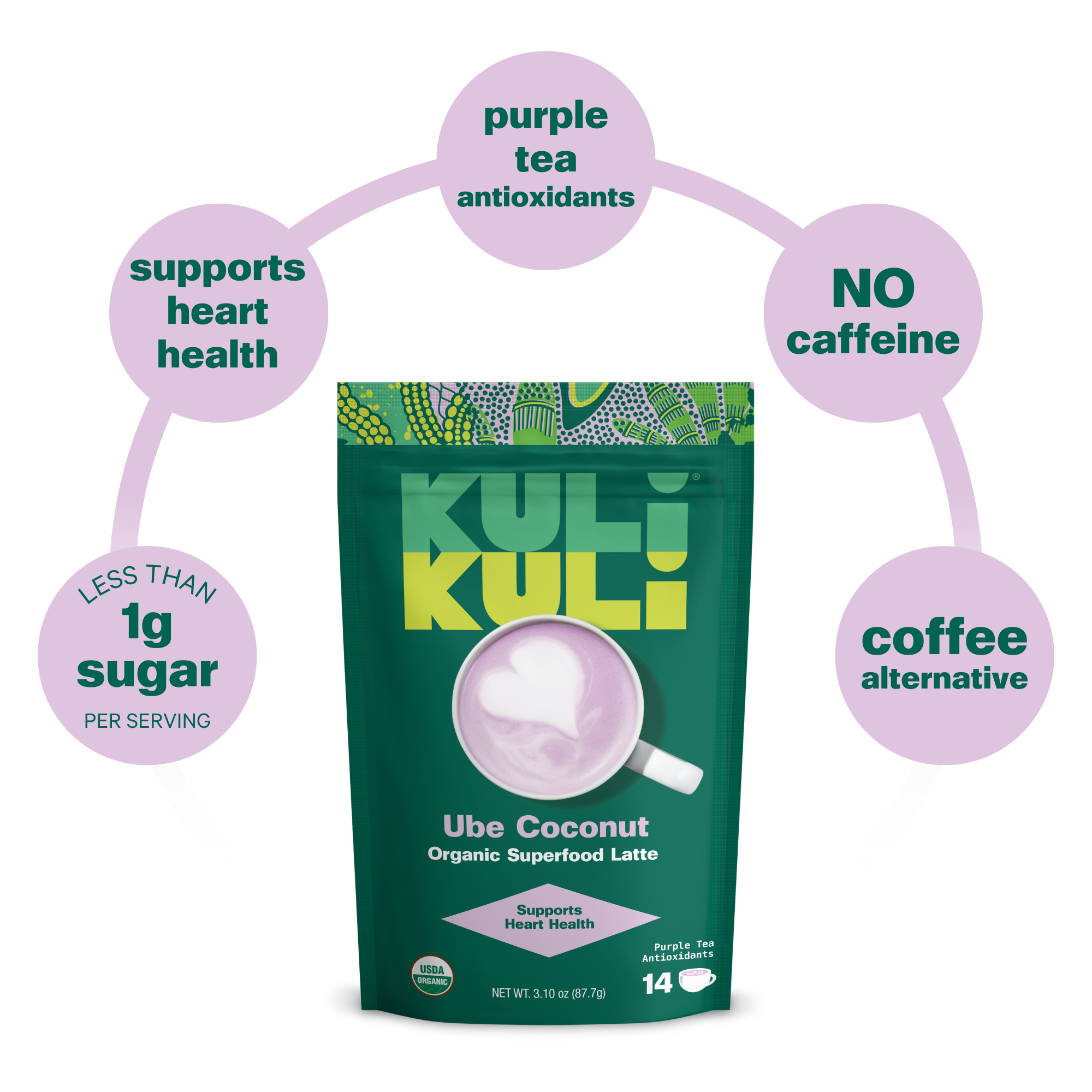 Ube Coconut Superfood Latte