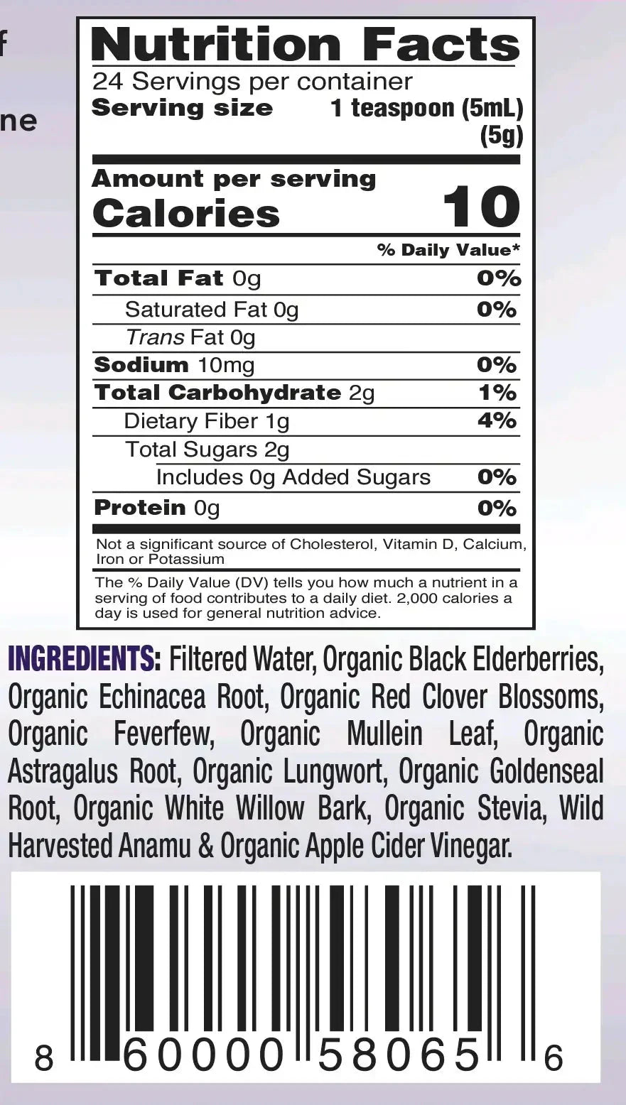 Organic Immunity Formula
